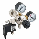 Oxyturbo Major 2 Dual Stage CO2 Regulator with Solenoid Valve