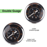 MUFAN CO2 Dual Gauge Regulator with Solenoid & Bubble Counter